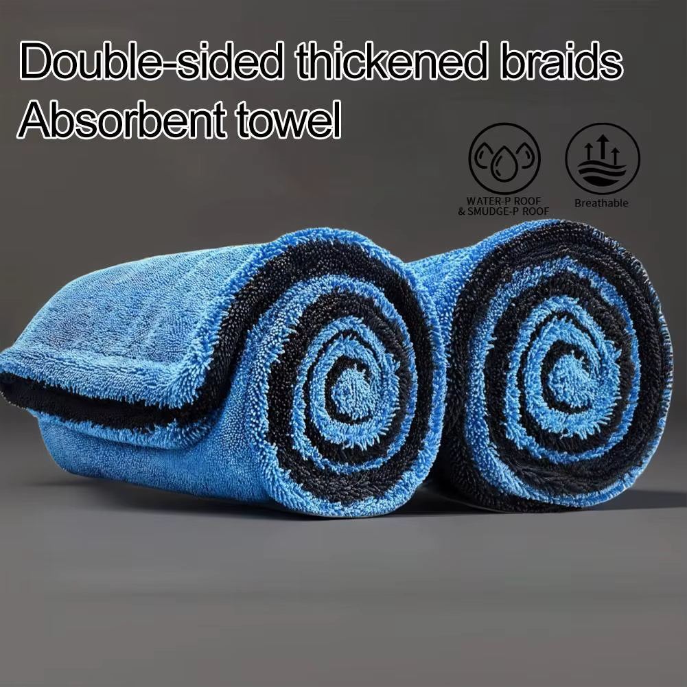 Absorbent Car Towel Car Detailing Rags Quick Drying Cloth Multi-Purpose Car Wash Towel for Car Window Cleaning and Auto Care