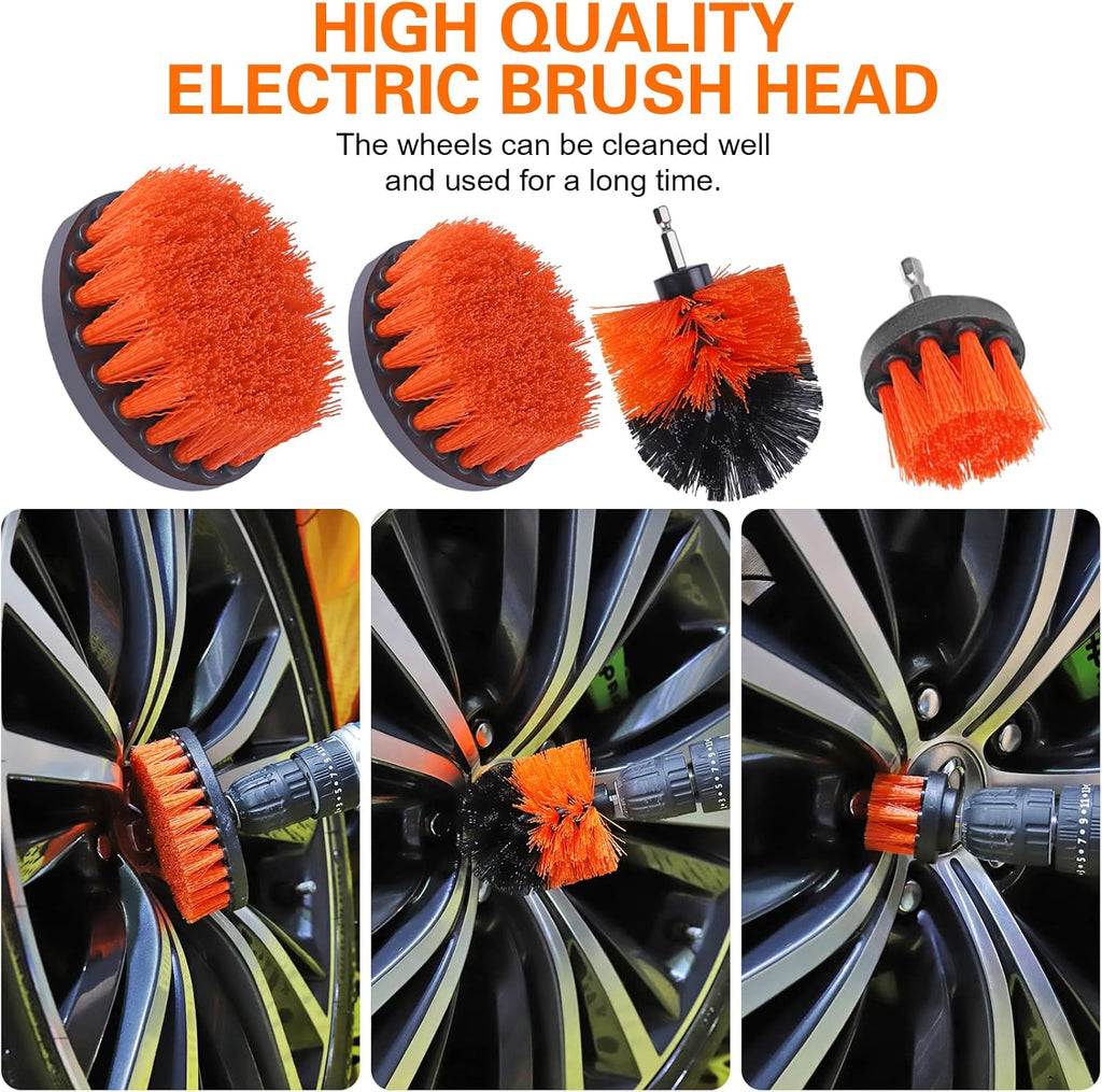 21Pcs Car Detailing Brush Set, Car Detailing Kit, Car Detailing Brushes, Car Cleaning Kit, Car Windshield Cleaning Tool, Professional Car Care Kit - Car Wash Brush Kit for Interior Exterior Wheels