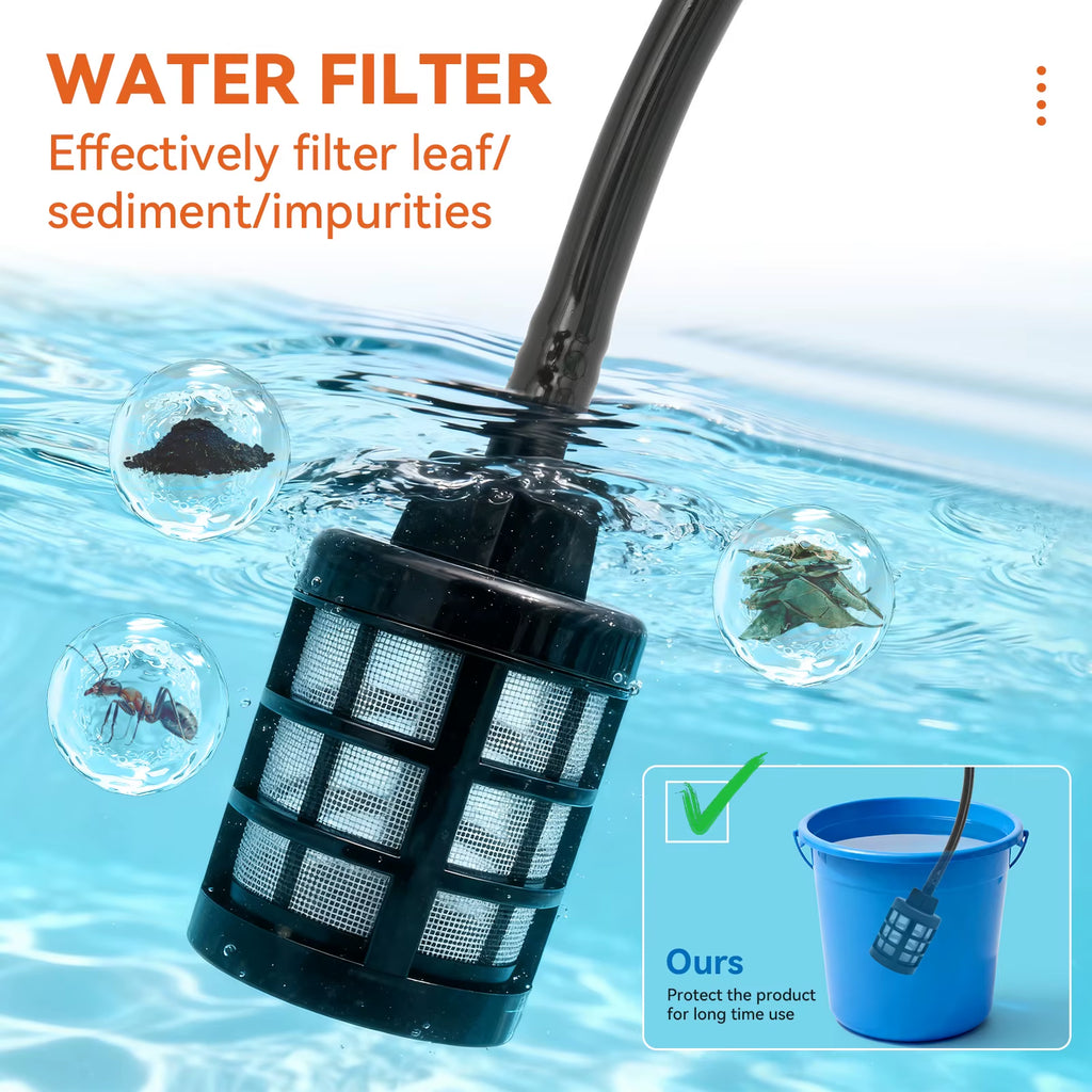 300W Cordless High Pressure Washer Electric 500PSI Portable Car Washer with 21V 4.0 Ah Battery 16.40 Ft Hose for Cars Fences