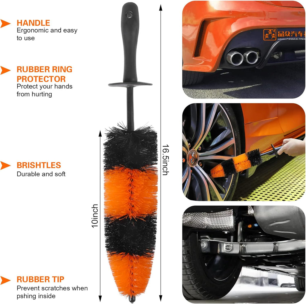 21Pcs Car Detailing Brush Set, Car Detailing Kit, Car Detailing Brushes, Car Cleaning Kit, Car Windshield Cleaning Tool, Professional Car Care Kit - Car Wash Brush Kit for Interior Exterior Wheels