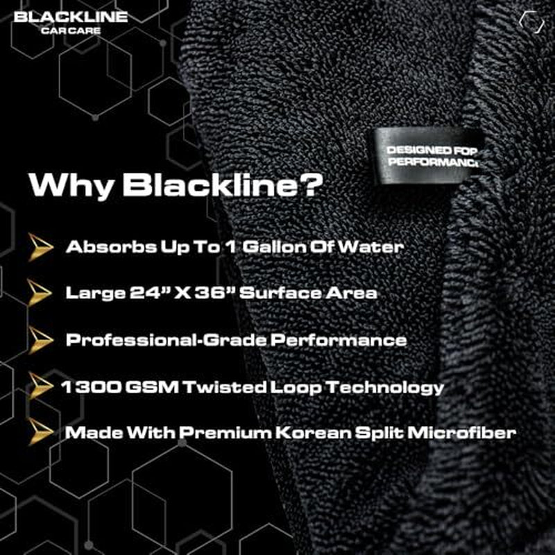 Blackline Car Care Extra-Large, Ultra-Absorban