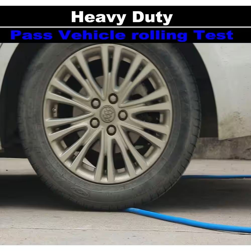 3/4 In. X 6 Ft. Heavy-Duty Hybrid Garden Lead Kink Resistant, All-Weather Flexible with Swivel Grip Handle Blue