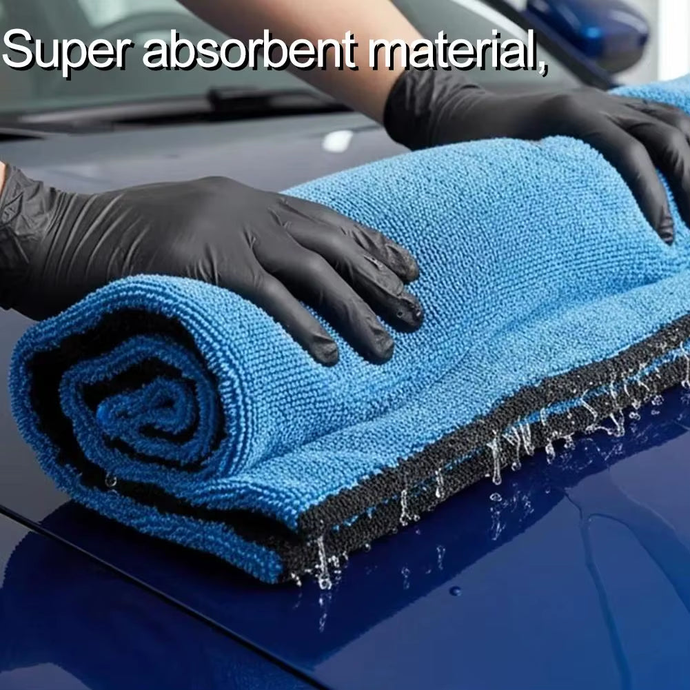 Absorbent Car Towel Car Detailing Rags Quick Drying Cloth Multi-Purpose Car Wash Towel for Car Window Cleaning and Auto Care